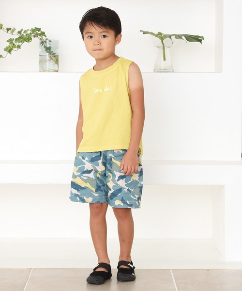 MAKE YOUR DAY（メイクユアデイ）の「MYDロゴタンクトップ■80～140cm（タンクトップ・キッズ・ブルー/ブラウン/イエロー・100/90/120/110/80/130/140）」の9枚目の写真