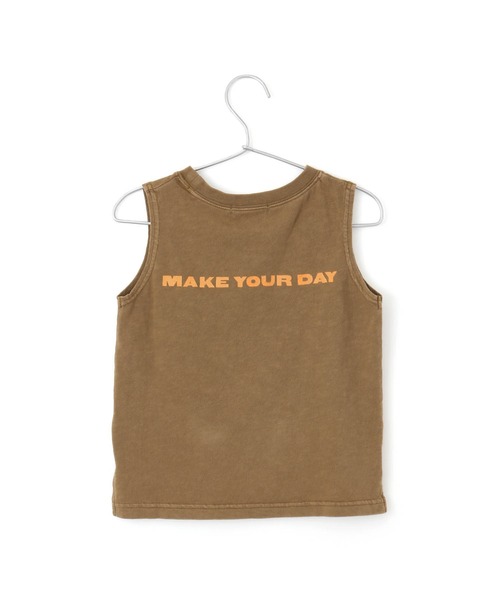 MAKE YOUR DAY（メイクユアデイ）の「MYDロゴタンクトップ■80～140cm（タンクトップ・キッズ・ブルー/ブラウン/イエロー・100/90/120/110/80/130/140）」の11枚目の写真