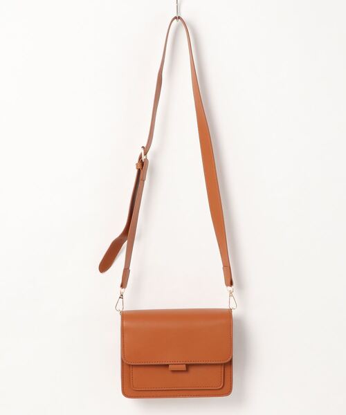 Cham.（チャム）の「スクエアショルダーバッグ（ショルダーバッグ・レディース・キャメル/ブラウン/ブラック・F）」の22枚目の写真