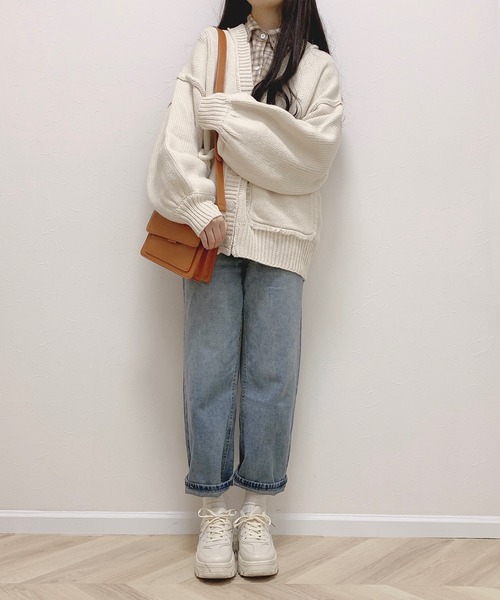 Cham.（チャム）の「スクエアショルダーバッグ（ショルダーバッグ・レディース・キャメル/ブラウン/ブラック・F）」の14枚目の写真