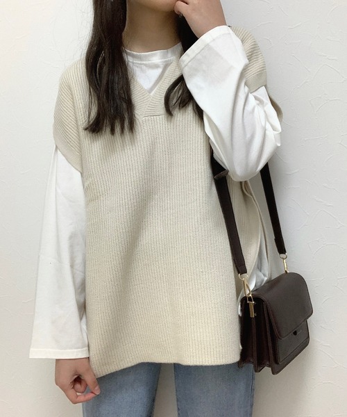 Cham.（チャム）の「スクエアショルダーバッグ（ショルダーバッグ・レディース・キャメル/ブラウン/ブラック・F）」の9枚目の写真