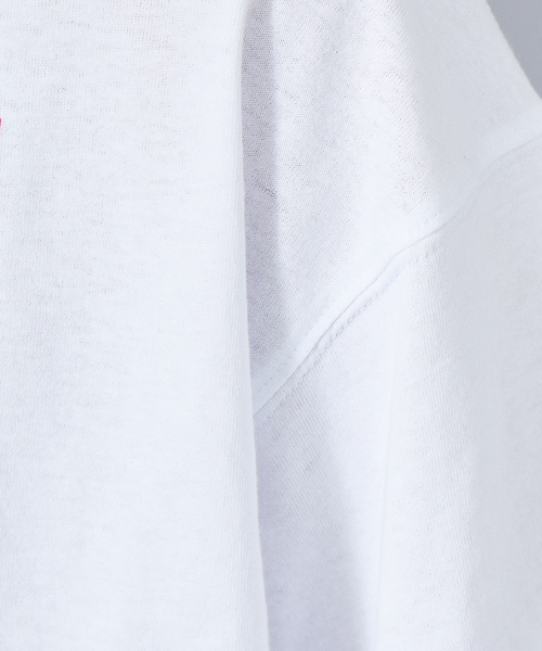 BAD BOY(バッドボーイ)の「【BADBOY / バッドボーイ】 パロディ ロゴ Tシャツ(Tシャツ/カットソー・メンズ・ホワイト/ライトブルー/ブラック・M/L)」の11枚目の写真