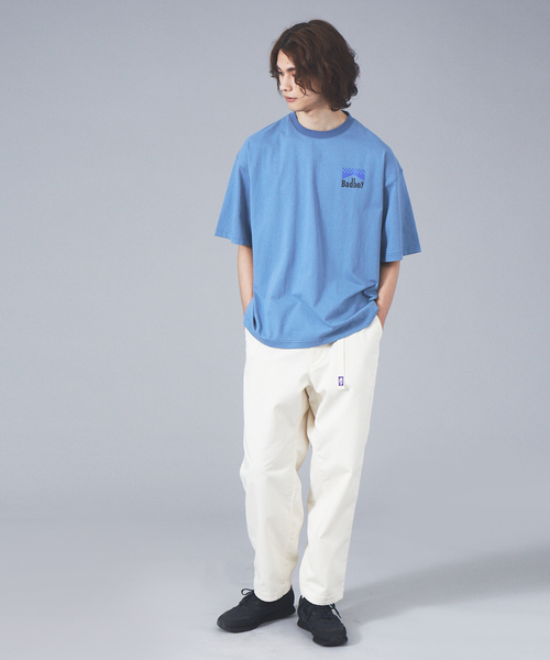 BAD BOY(バッドボーイ)の「【BADBOY / バッドボーイ】 パロディ ロゴ Tシャツ(Tシャツ/カットソー・メンズ・ホワイト/ライトブルー/ブラック・M/L)」の13枚目の写真