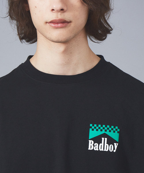 BAD BOY(バッドボーイ)の「【BADBOY / バッドボーイ】 パロディ ロゴ Tシャツ(Tシャツ/カットソー・メンズ・ホワイト/ライトブルー/ブラック・M/L)」の20枚目の写真