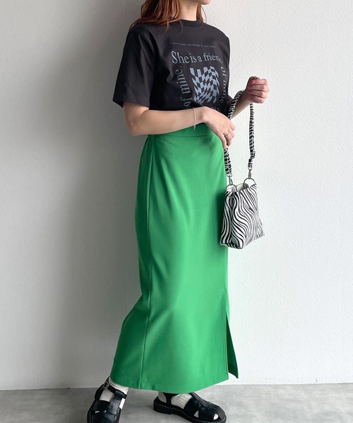 w closet(ダブルクローゼット)の「チェッカープリントTee(Tシャツ/カットソー・レディース・オフホワイト/ピンク/スミクロ・FREE)」の16枚目の写真
