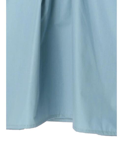 Green　Parks（グリーンパークス）の「・furry rate スキッパーピンタックチュニック（シャツ/ブラウス・レディース・ネイビー/オフホワイト/ブルー/グレイッシュベージュ・FREE）」の12枚目の写真