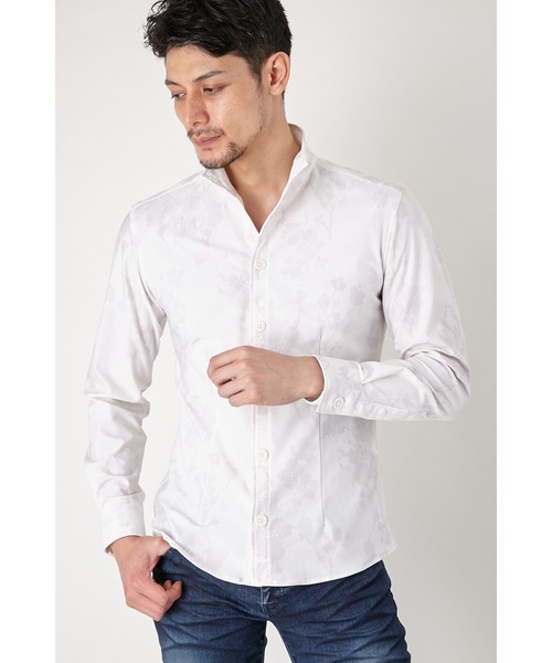 TORNADO MART（トルネードマート）の「TORNADO MART∴HTムラフラワープリントシャツ（シャツ/ブラウス・メンズ・ライトブルー/ピンク/アイボリー・LL/M/L）」の2枚目の写真