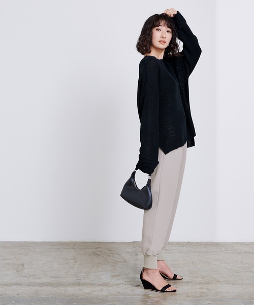 UR'S（ユアーズ）の「ｽﾘｯﾄｼﾞｮｶﾞｰﾊﾟﾝﾂ（その他パンツ・レディース・ホワイト/ブラック/グレー・S/M/L）」の21枚目の写真