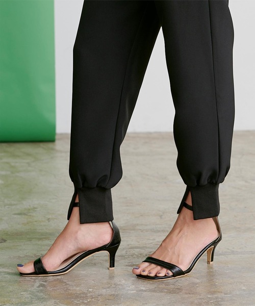 UR'S（ユアーズ）の「ｽﾘｯﾄｼﾞｮｶﾞｰﾊﾟﾝﾂ（その他パンツ・レディース・ホワイト/ブラック/グレー・S/M/L）」の20枚目の写真