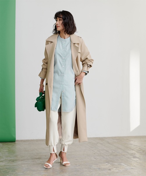 UR'S（ユアーズ）の「ｽﾘｯﾄｼﾞｮｶﾞｰﾊﾟﾝﾂ（その他パンツ・レディース・ホワイト/ブラック/グレー・S/M/L）」の8枚目の写真