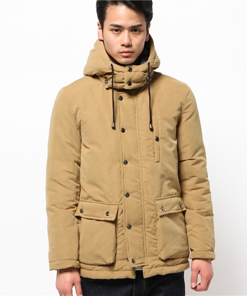 OUTLET(アウトレット)の「【CIAOPANIC TYPY】ピーチ起毛中綿コート(その他アウター・メンズ・キャメル/ネイビー・MEDIUM/LARGE/SMALL)」の3枚目の写真