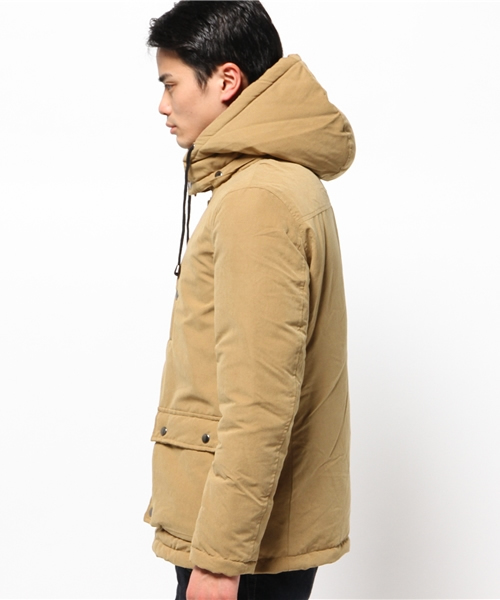 OUTLET(アウトレット)の「【CIAOPANIC TYPY】ピーチ起毛中綿コート(その他アウター・メンズ・キャメル/ネイビー・MEDIUM/LARGE/SMALL)」の4枚目の写真