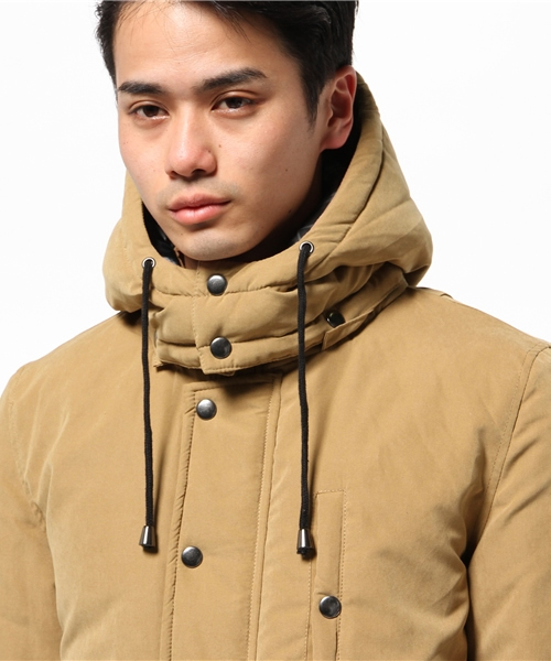OUTLET(アウトレット)の「【CIAOPANIC TYPY】ピーチ起毛中綿コート(その他アウター・メンズ・キャメル/ネイビー・MEDIUM/LARGE/SMALL)」の7枚目の写真