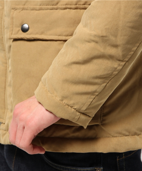 OUTLET(アウトレット)の「【CIAOPANIC TYPY】ピーチ起毛中綿コート(その他アウター・メンズ・キャメル/ネイビー・MEDIUM/LARGE/SMALL)」の12枚目の写真