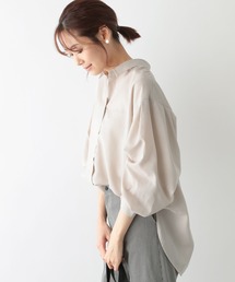 GLOBAL WORK | フレンチリネンイージーケアシャツ/265488(シャツ/ブラウス)