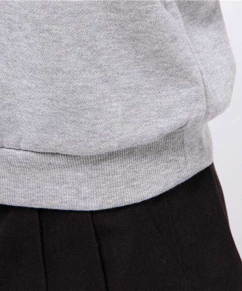 natural couture（ナチュラルクチュール）の「【ナチュラルクチュール】袖シャツ地　衿付きスウエット（スウェット・レディース・オフホワイト/トップグレー/ネイビー・FREE）」の11枚目の写真