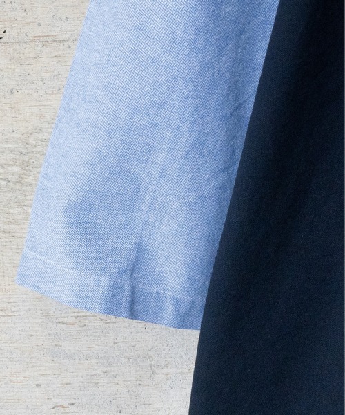 GERRY（ジェリー）の「【ag】〔GERRY/ジェリー〕オックス胸刺繍/総柄半袖ルーズシャツ/ビッグシャツ（シャツ/ブラウス・メンズ・ホワイト系その他/ネイビー/サックスブルー/マルチ/ブルー系その他/ホワイト・X-LARGE/MEDIUM/LARGE）」の18枚目の写真