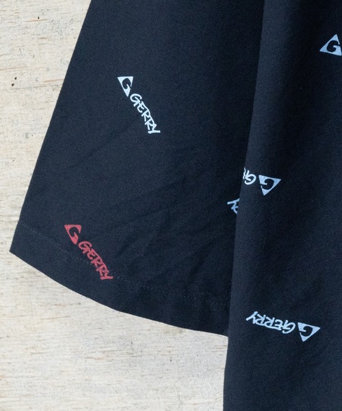 GERRY（ジェリー）の「【ag】〔GERRY/ジェリー〕オックス胸刺繍/総柄半袖ルーズシャツ/ビッグシャツ（シャツ/ブラウス・メンズ・ホワイト系その他/ネイビー/サックスブルー/マルチ/ブルー系その他/ホワイト・X-LARGE/MEDIUM/LARGE）」の10枚目の写真