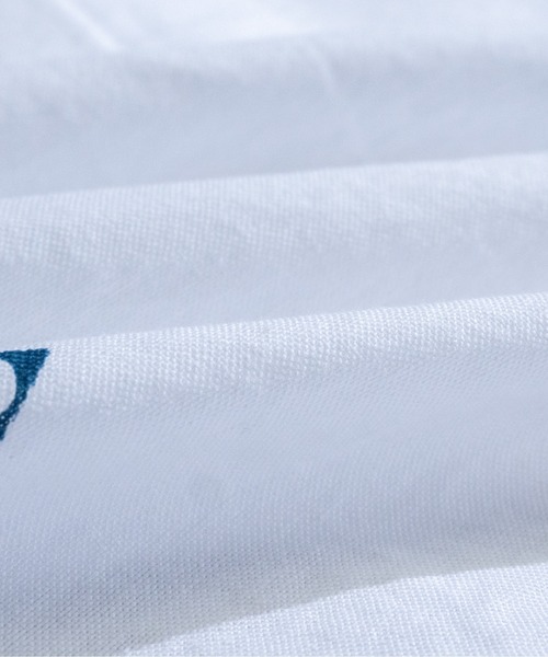 GERRY（ジェリー）の「【ag】〔GERRY/ジェリー〕オックス胸刺繍/総柄半袖ルーズシャツ/ビッグシャツ（シャツ/ブラウス・メンズ・ホワイト系その他/ネイビー/サックスブルー/マルチ/ブルー系その他/ホワイト・X-LARGE/MEDIUM/LARGE）」の7枚目の写真