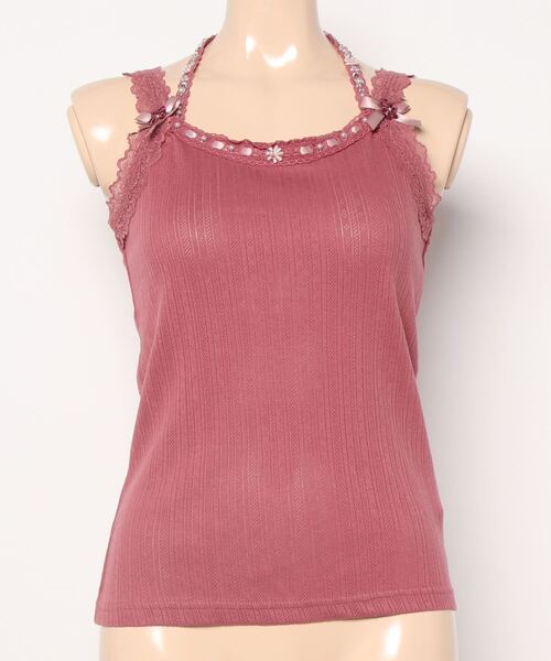 axes femme Big リボンキャミソール axes femme（アクシーズファム）の「Bigリボンキャミソール