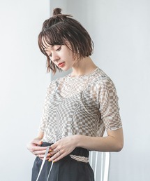 JEANASIS | ウェーブキカメッシュプルオーバーSS/298981(Tシャツ/カットソー)