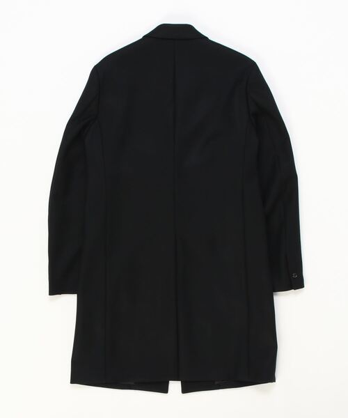 ATTACHMENT（アタッチメント）の「ダブルメルトン シングルブレステッドコート / WO DOUBLE MELTON TAILORED SINGLE BREASTED COAT（チェスターコート・メンズ・グレー系その他/ブラック・1/2/3）」の10枚目の写真