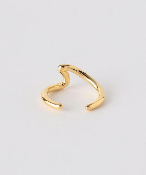 VELATTI（ヴェラッティ）の「＜VELATTI＞ウェーブ リング（リング・レディース・ゴールド・FREE）」の2枚目の写真