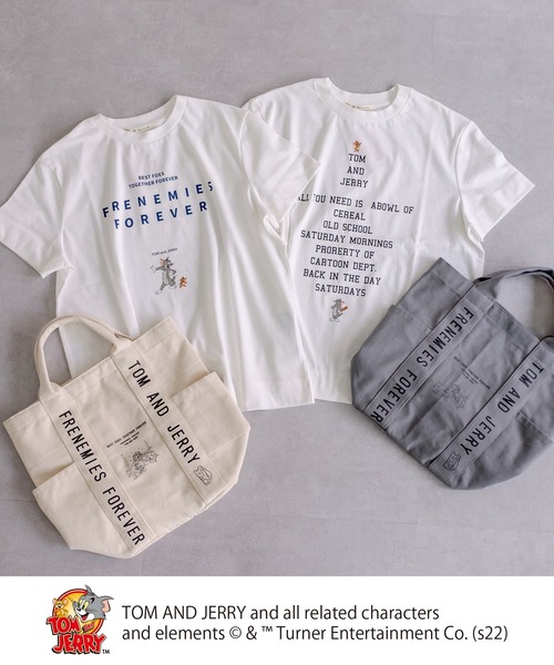 Tom&Jerry(トムアンドジェリー)の「【WEB限定】TOM and JERRY/トムとジェリー Tシャツ(Tシャツ/カットソー・レディース・ホワイト系1/ホワイト系2・FREE)」の14枚目の写真