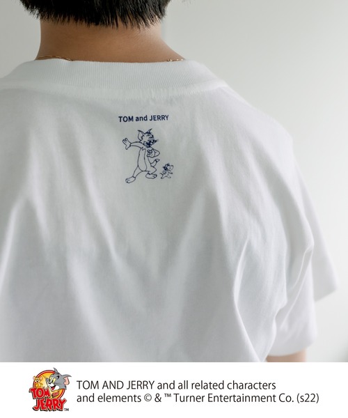Tom&Jerry(トムアンドジェリー)の「【WEB限定】TOM and JERRY/トムとジェリー Tシャツ(Tシャツ/カットソー・レディース・ホワイト系1/ホワイト系2・FREE)」の7枚目の写真