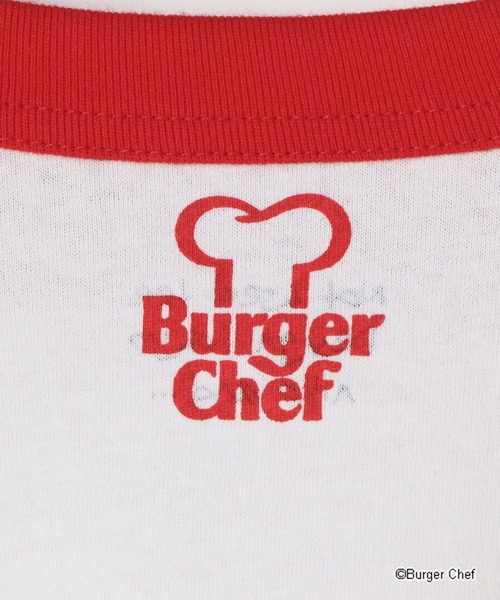 niko and...(ニコアンド)の「【BURGER CHEF(バーガーシェフ)コラボ別注リンガーTシャツ(Tシャツ/カットソー・レディース・オフホワイト・FREE)」の9枚目の写真