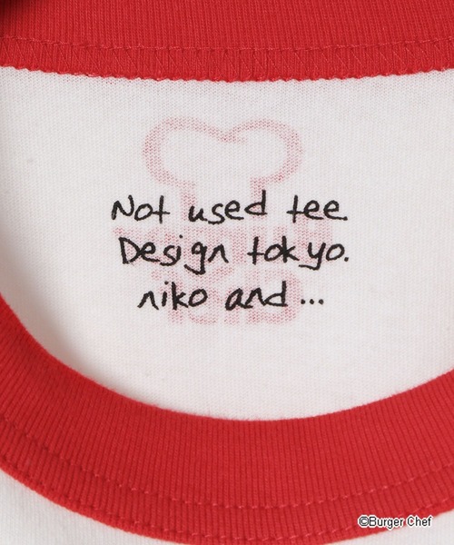 niko and...(ニコアンド)の「【BURGER CHEF(バーガーシェフ)コラボ別注リンガーTシャツ(Tシャツ/カットソー・レディース・オフホワイト・FREE)」の10枚目の写真