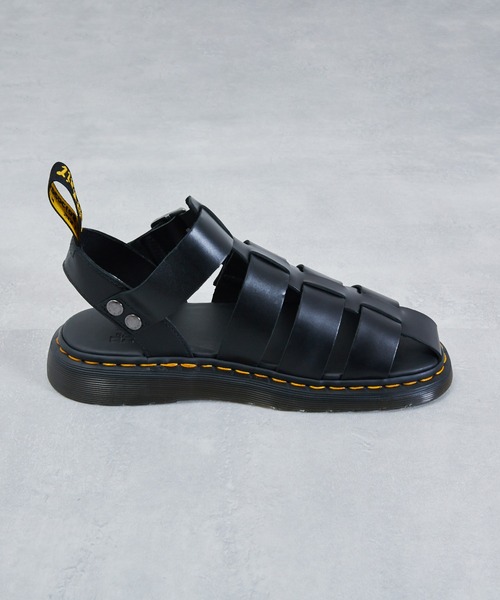 And A（アンドエー）の「Dr.Martens ドクターマーチン / Garin ガリン フィッシャーマン レザーストラップグルカサンダル / 30766001（サンダル・レディース・ブラック・24cm/23cm）」の5枚目の写真