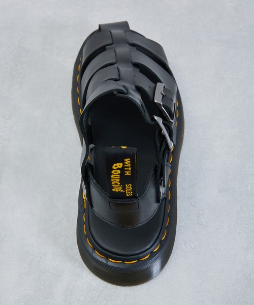 And A（アンドエー）の「Dr.Martens ドクターマーチン / Garin ガリン フィッシャーマン レザーストラップグルカサンダル / 30766001（サンダル・レディース・ブラック・24cm/23cm）」の11枚目の写真