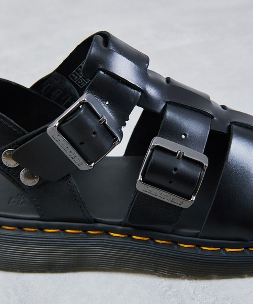 And A（アンドエー）の「Dr.Martens ドクターマーチン / Garin ガリン フィッシャーマン レザーストラップグルカサンダル / 30766001（サンダル・レディース・ブラック・24cm/23cm）」の12枚目の写真
