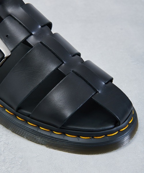 And A（アンドエー）の「Dr.Martens ドクターマーチン / Garin ガリン フィッシャーマン レザーストラップグルカサンダル / 30766001（サンダル・レディース・ブラック・24cm/23cm）」の13枚目の写真