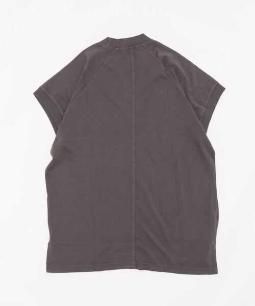 Green Parks(グリーンパークス)の「ピグメントフレンチスリーブプルオーバー(Tシャツ/カットソー・レディース・ピンク/ダークグレー/ブルー・FREE)」の4枚目の写真