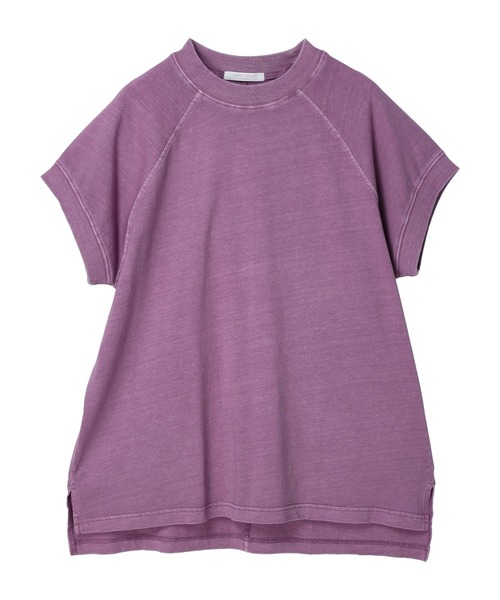 Green Parks(グリーンパークス)の「ピグメントフレンチスリーブプルオーバー(Tシャツ/カットソー・レディース・ピンク/ダークグレー/ブルー・FREE)」の15枚目の写真