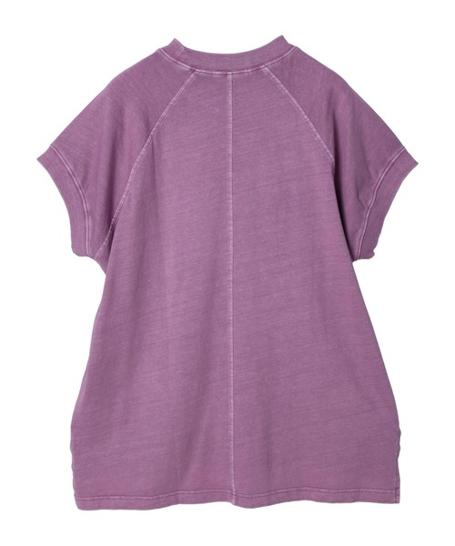 Green Parks(グリーンパークス)の「ピグメントフレンチスリーブプルオーバー(Tシャツ/カットソー・レディース・ピンク/ダークグレー/ブルー・FREE)」の16枚目の写真