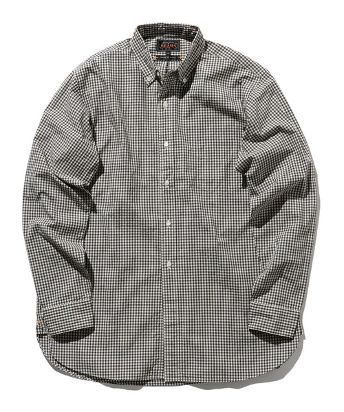 BEAMS PLUS（ビームスプラス）の「BEAMS PLUS / スヴィンコットン ブロード ギンガムチェック ボタンダウンシャツ クラシックフィット（シャツ/ブラウス・メンズ・サックスブルー/ブラック・S/L/XL/M）」の11枚目の写真