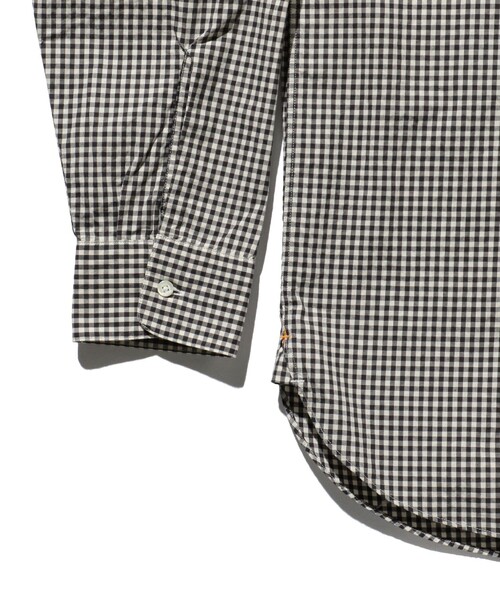 BEAMS PLUS（ビームスプラス）の「BEAMS PLUS / スヴィンコットン ブロード ギンガムチェック ボタンダウンシャツ クラシックフィット（シャツ/ブラウス・メンズ・サックスブルー/ブラック・S/L/XL/M）」の15枚目の写真
