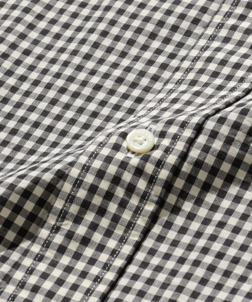 BEAMS PLUS（ビームスプラス）の「BEAMS PLUS / スヴィンコットン ブロード ギンガムチェック ボタンダウンシャツ クラシックフィット（シャツ/ブラウス・メンズ・サックスブルー/ブラック・S/L/XL/M）」の16枚目の写真