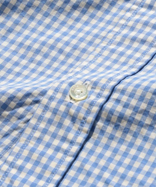 BEAMS PLUS（ビームスプラス）の「BEAMS PLUS / スヴィンコットン ブロード ギンガムチェック ボタンダウンシャツ クラシックフィット（シャツ/ブラウス・メンズ・サックスブルー/ブラック・S/L/XL/M）」の22枚目の写真