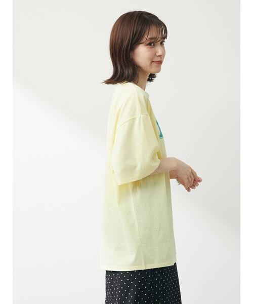 Green Parks(グリーンパークス)の「・novem9 Holiday pt Tシャツチュニック(Tシャツ/カットソー・レディース・ブラック/オフホワイト/サックスブルー/イエロー・FREE)」の18枚目の写真