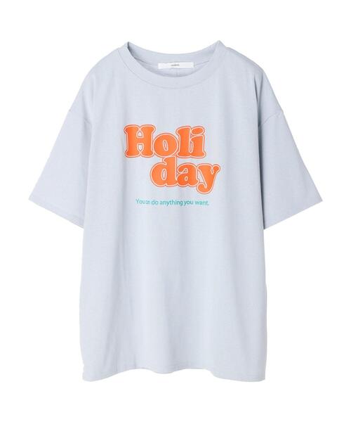 Green Parks(グリーンパークス)の「・novem9 Holiday pt Tシャツチュニック(Tシャツ/カットソー・レディース・ブラック/オフホワイト/サックスブルー/イエロー・FREE)」の22枚目の写真