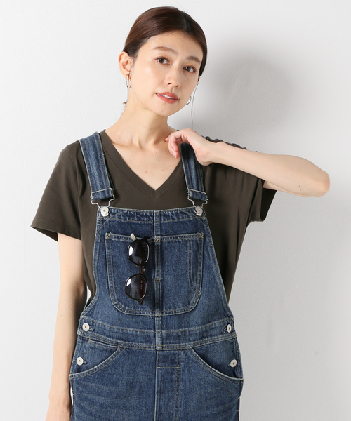 plage(プラージュ)の「Botanical Dye Tシャツ(Tシャツ/カットソー・レディース・ホワイト/ブラウン/カーキ・FREE)」の2枚目の写真