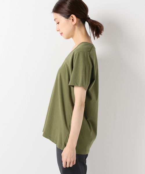 plage(プラージュ)の「Botanical Dye Tシャツ(Tシャツ/カットソー・レディース・ホワイト/ブラウン/カーキ・FREE)」の18枚目の写真