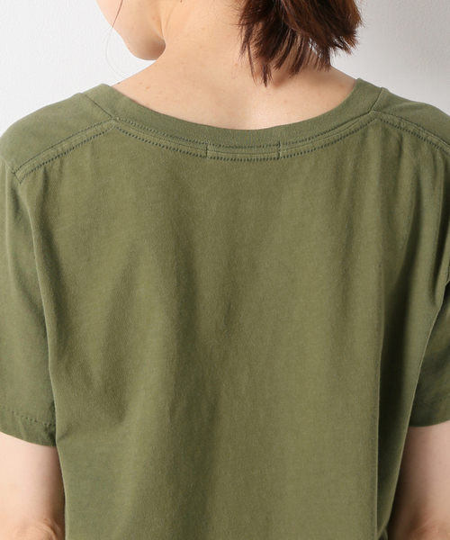 plage(プラージュ)の「Botanical Dye Tシャツ(Tシャツ/カットソー・レディース・ホワイト/ブラウン/カーキ・FREE)」の9枚目の写真