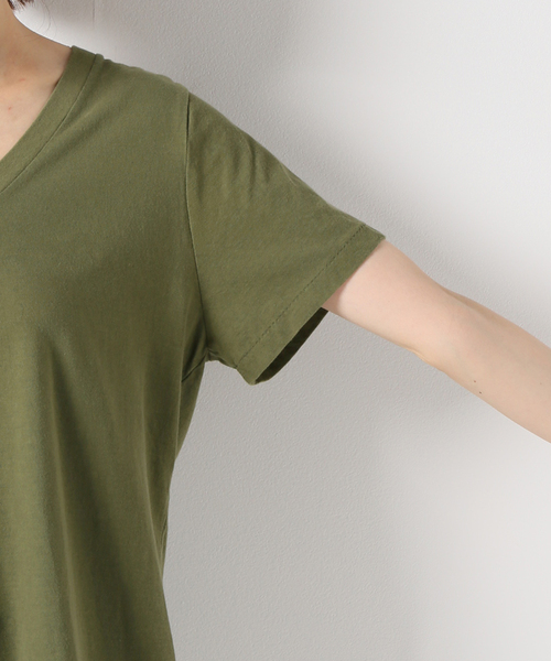 plage(プラージュ)の「Botanical Dye Tシャツ(Tシャツ/カットソー・レディース・ホワイト/ブラウン/カーキ・FREE)」の14枚目の写真