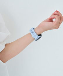 SiNCERE | Apple Watch Band / アップルウォッチ バンド フラワーシリコン 38-41mm(デジタル腕時計)