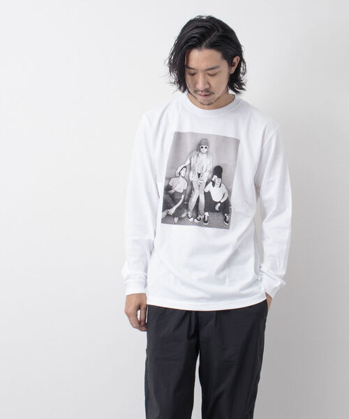 GOOD ROCK SPEED（グッドロックスピード）の「【WEB限定】【Good Rock Speed】NIRVANA 「PHOTO」別注フォトプリント ロンT（Tシャツ/カットソー・メンズ・ホワイト・S/M/L）」の10枚目の写真